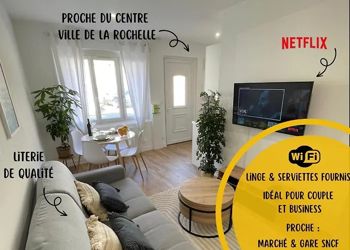 Le Petit Rochelais Proche Marche Et Gare Sncf Apartment La Rochelle (Charente-Maritime)